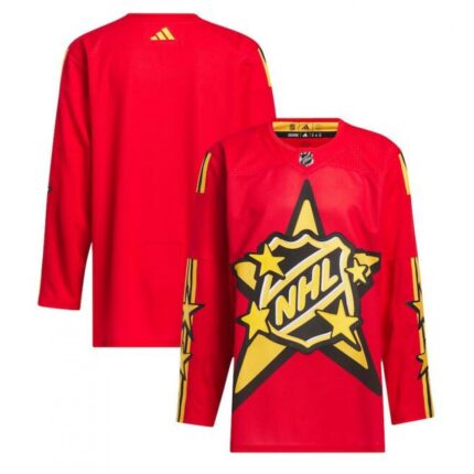 Men's All-Star Game 2024 Red Primegreen Stitched Hockey Jersey