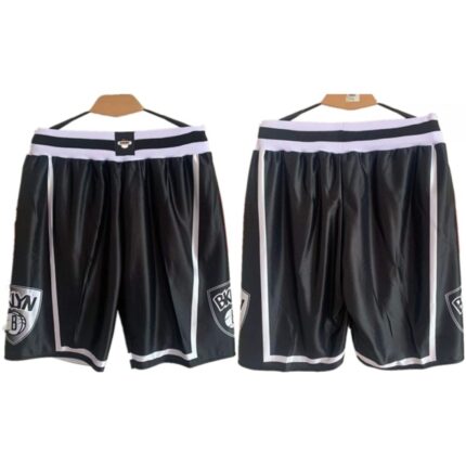 Men's Brooklyn Nets Black Shorts (Run Small)