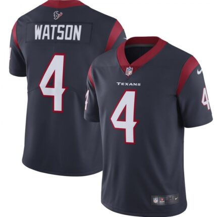 Men's Houston Texans #4 Deshaun Watson 2019 Navy  Vapor Untouchable Limited Stitched NFL Jersey
