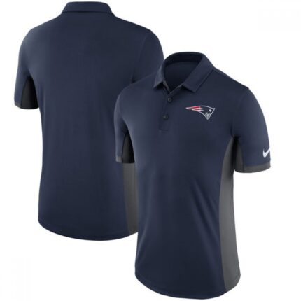 Men's New England Patriots Nike Navy Evergreen Polo