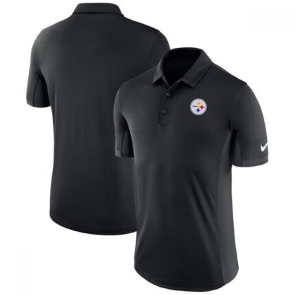 Men's Pittsburgh Steelers Nike Black Evergreen Polo
