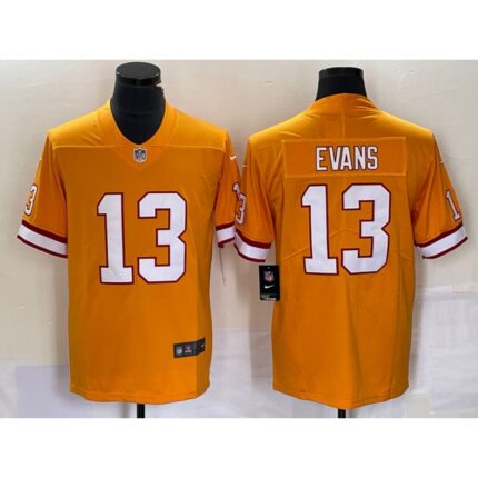 Men's Tampa Bay Buccaneers #13 Mike Evans Orange  Vapor Untouchable Limited Stitched Jersey