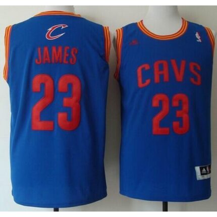 Revolution 30 Cavaliers #23 LeBron James Light Blue Stitched NBA Jersey