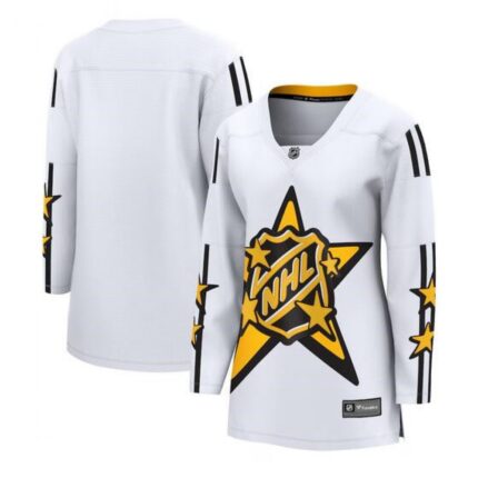 Women's All-Star Game 2024 White Breakaway Stitched Hockey Jersey