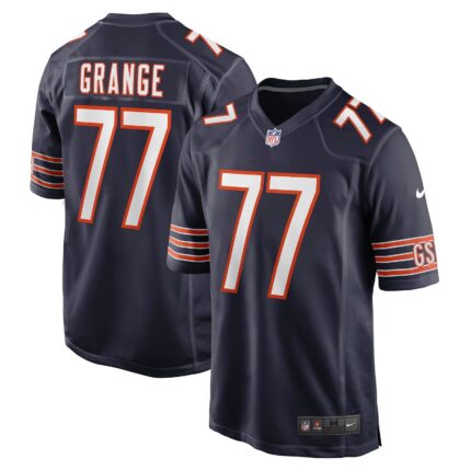 Red Grange Chicago Bears Nike Retired Jersey - Navy