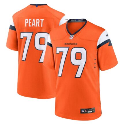 Matt Peart Denver Broncos Nike Team Game Jersey - Orange