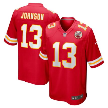 Nazeeh Johnson Kansas City Chiefs Nike Game Jersey - Red