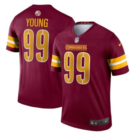 Chase Young Washington Commanders Nike Legend Jersey - Burgundy