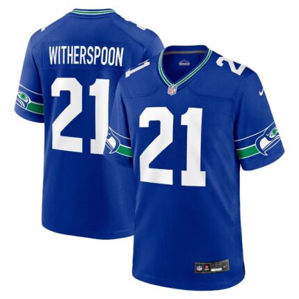 Devon Witherspoon Seattle Seahawks Nike Throwback Game Jersey - Royal