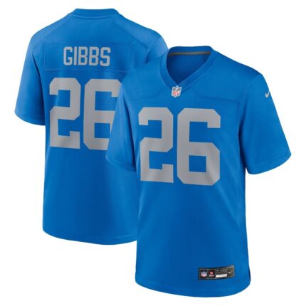 Jahmyr Gibbs Detroit Lions Nike Alternate Game Jersey - Blue
