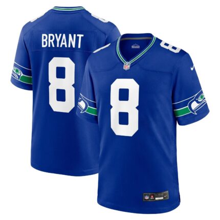 Coby Bryant Seattle Seahawks Nike Throwback Game Jersey - Royal