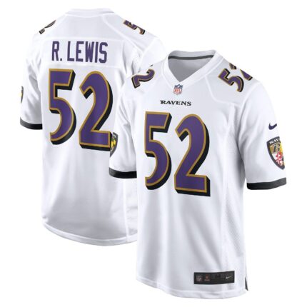 Ray Lewis Baltimore Ravens Nike Retired Game Jersey - White