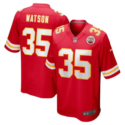 Jaylen Watson Kansas City Chiefs Nike Game Jersey - Red
