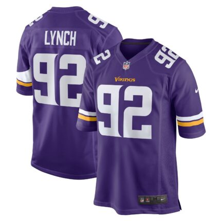 James Lynch Minnesota Vikings Nike Game Jersey - Purple