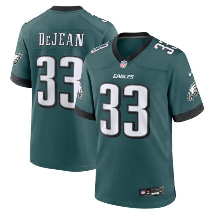 Men's Nike Cooper DeJean Green Philadelphia Eagles Game Jersey