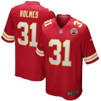 Priest Holmes Kansas City Chiefs Nike Game Retired Jersey - Red