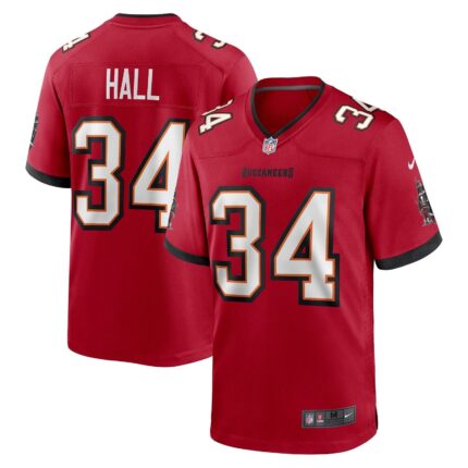 Bryce Hall Tampa Bay Buccaneers Nike Team Game Jersey - Red